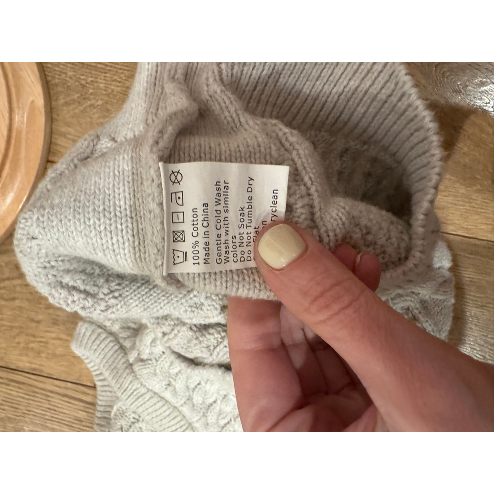 Jamie Kay Sweater 5Y Sweater Beige Cable Knit - Picture 6 of 6